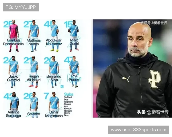 瓜迪奥拉调整福登位置引发曼城前场组织权全新分配变化